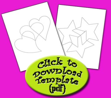 Click here to download your free stars and hearts template