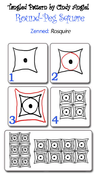 Rosquire - Zentanlge Pattern worksheet